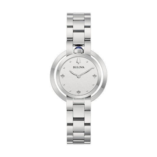 Orologio solo tempo da donna Bulova in acciaio con madreperla MISURA UNICA