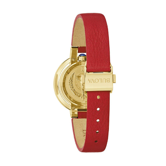 Orologio da donna Bulova Rubaiyat Four Seasons colore rosso MISURA UNICA