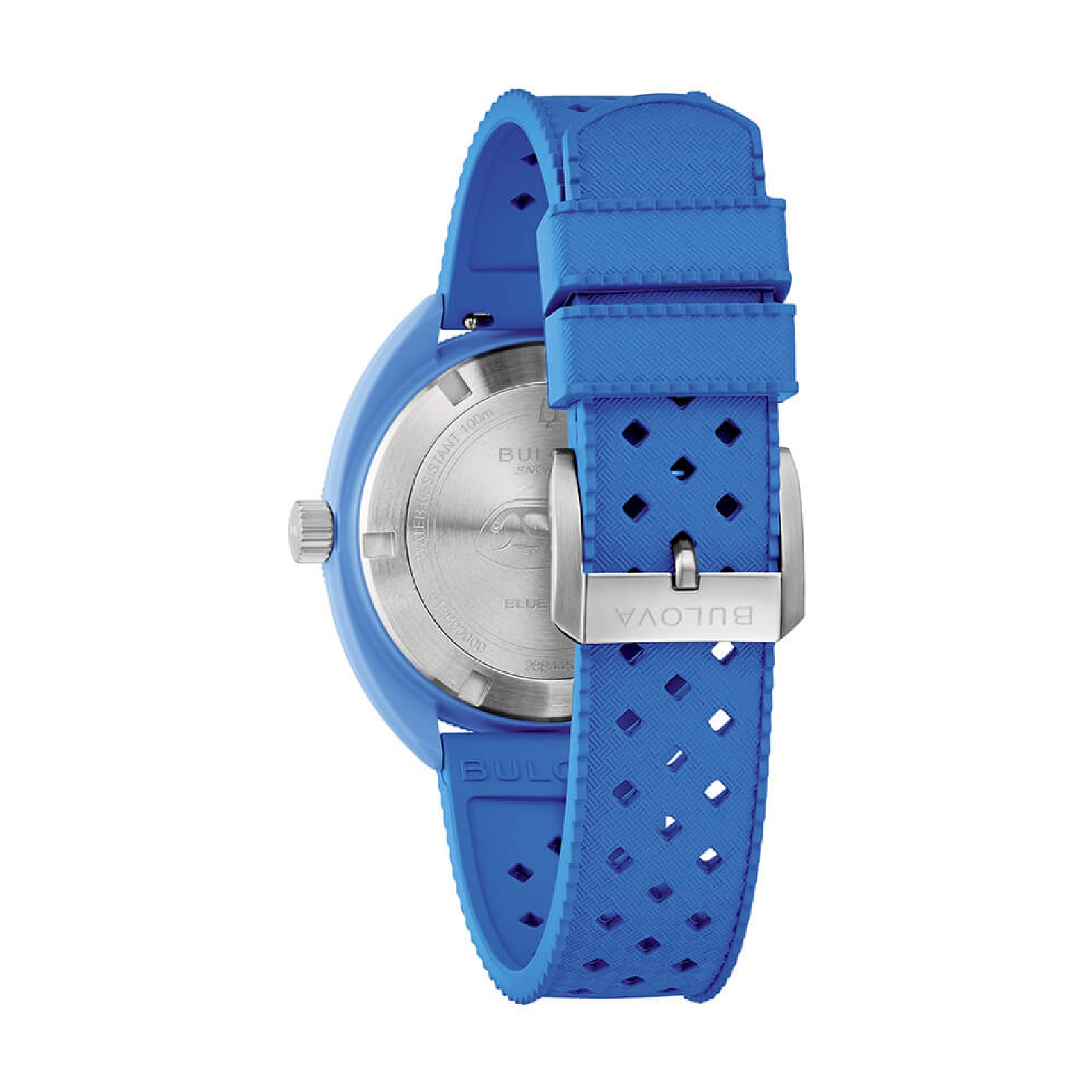 Orologio solo tempo da uomo Bulova Snorkel con quadrante blu MISURA UNICA