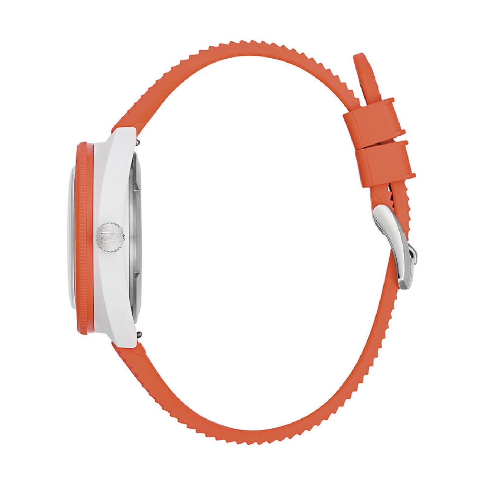 Orologio solo tempo uomo Bulova Snorkel in arancione e bianco MISURA UNICA