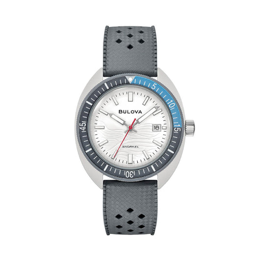 Orologio solo tempo da uomo Bulova Snorkel in grigio e bianco MISURA UNICA