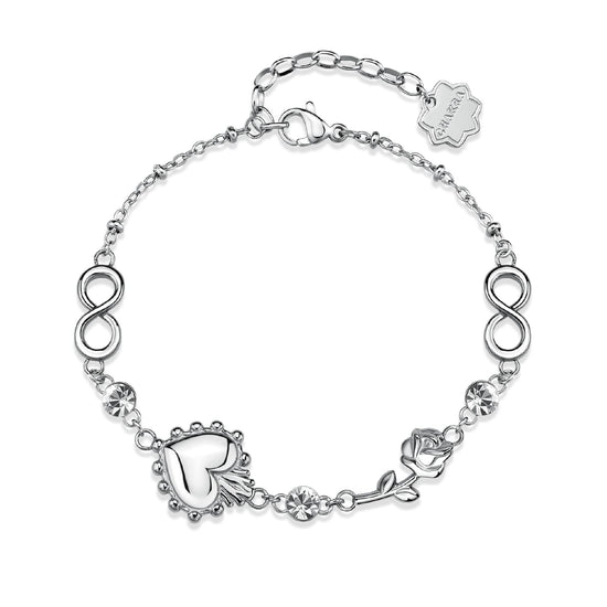 Bracciale catena donna Brosway in acciaio con elementi 19 cm
