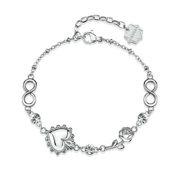 Bracciale catena donna Brosway in acciaio con elementi 19 cm