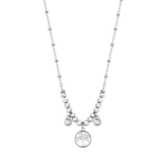 Collana donna Brosway acciaio con albero vita cristalli MISURA UNICA
