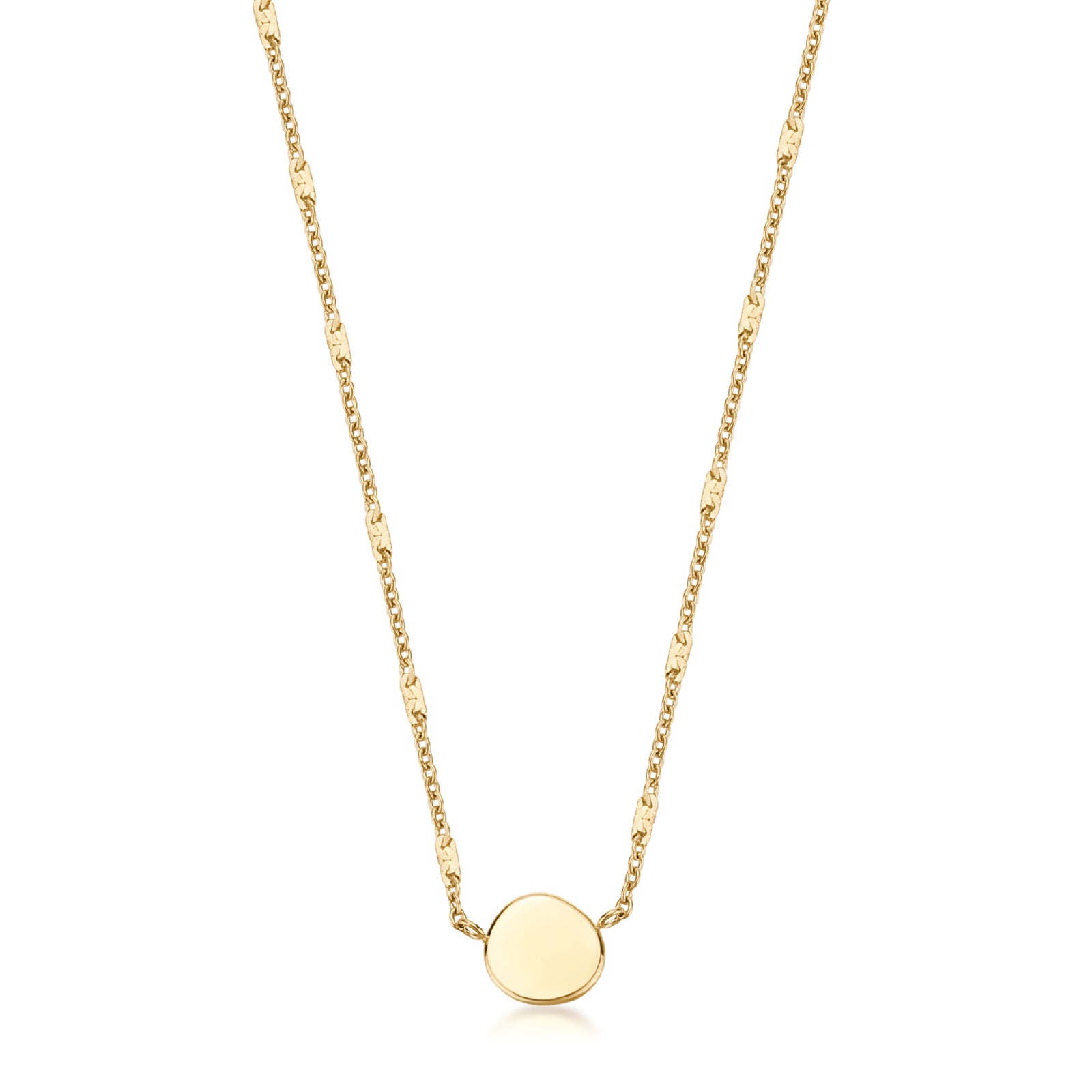 Collana lunga Brosway Essential acciaio oro e piastra centrale MISURA UNICA