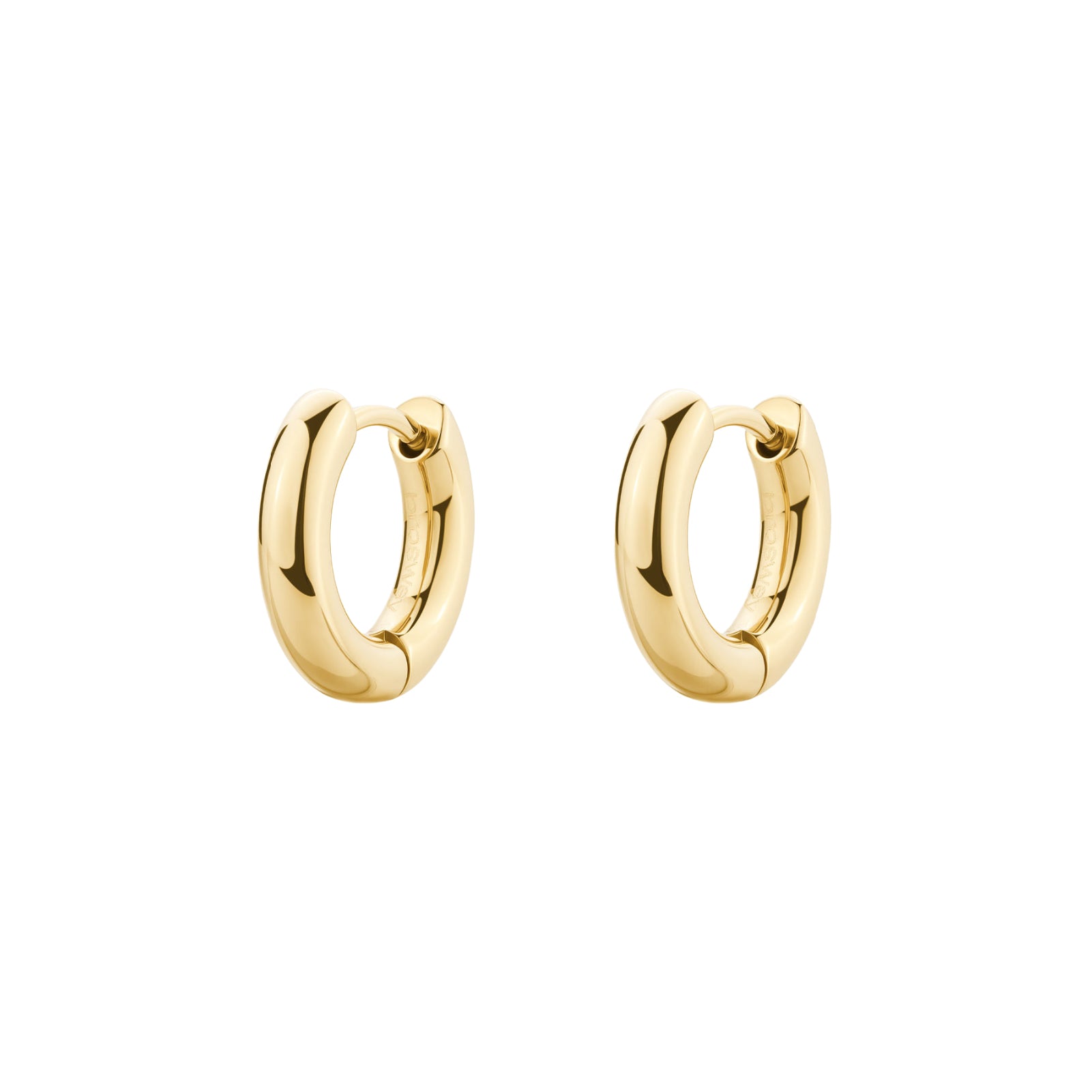 Mono orecchino a piccolo cerchio in oro bianco 18k con diamanti | GV Mono orecchino a piccolo cerchio in oro bianco 18k con diamanti | GV