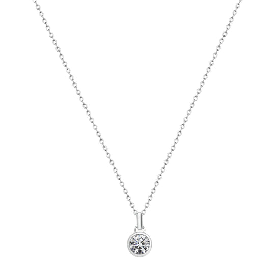 Collana punto luce da donna Brosway in acciaio con cristallo MISURA UNICA