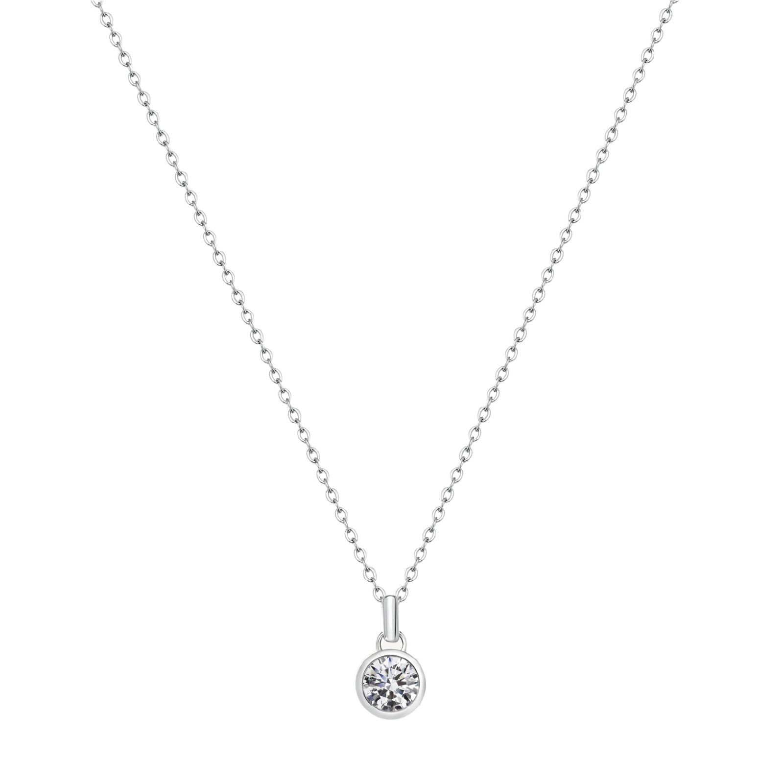 Collana punto luce da donna Brosway in acciaio con cristallo MISURA UNICA