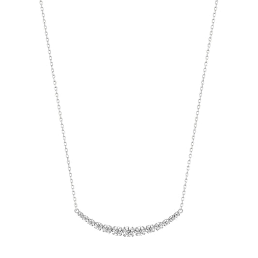 Collana Brosway Fancy in argento con zirconi bianchi MISURA UNICA