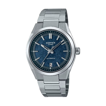 Orologio automatico Casio in acciaio con quadrante blu MISURA UNICA