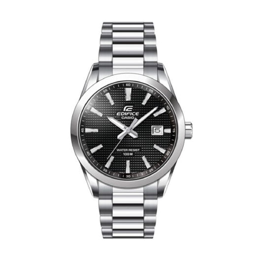 Orologio da uomo Casio in acciaio con quadrante nero MISURA UNICA