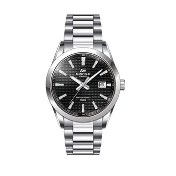 Orologio da uomo Casio in acciaio con quadrante nero MISURA UNICA