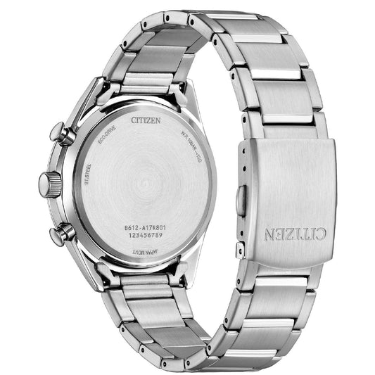 Orologio cronografo uomo Citizen Outdoor in acciaio con quadrante blu 40mm CA0459-79L-2