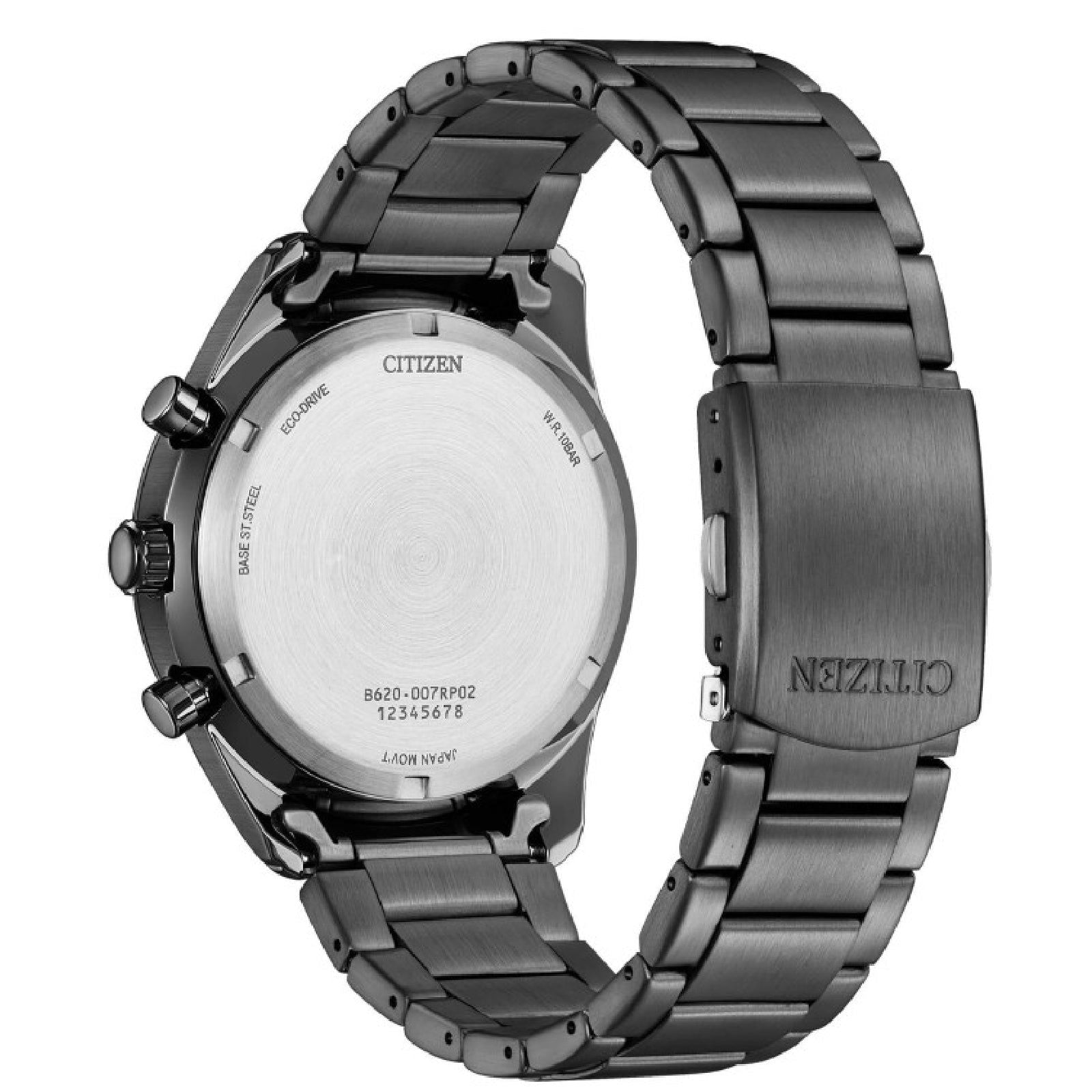 Orologio cronografo uomo Citizen Outdoor in acciaio nero quadrante turchese 43mm CA4605-85L-2