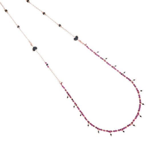 Collana Maman et Sophie Rubino da donna CLRBN2-1