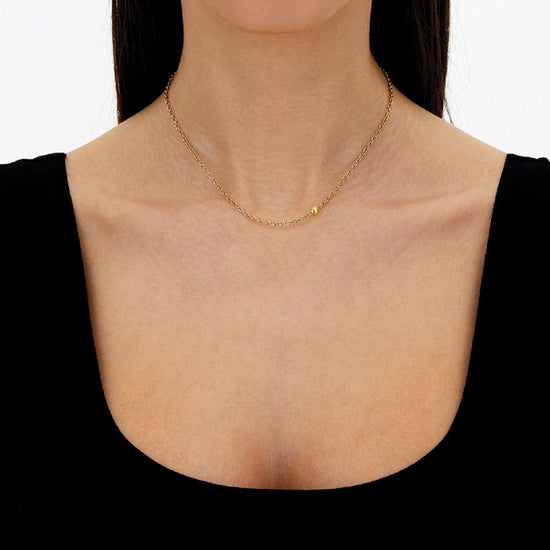 Collana girocollo donna Nanis Boules in oro giallo con boules passante CN1-609-2