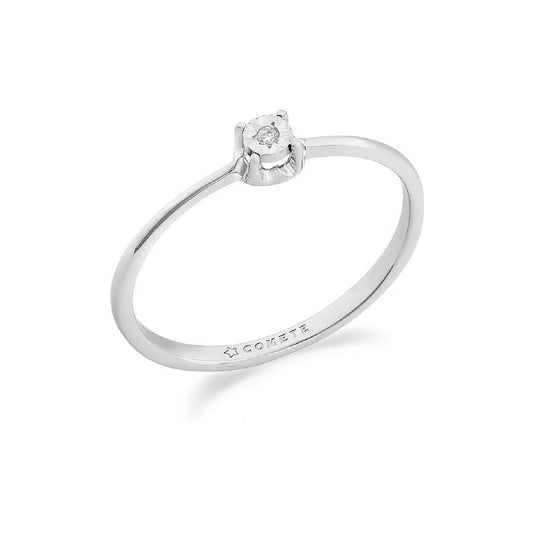 Anello da donna Comete oro bianco 9kt diamante 0,0075ct SU MISURA