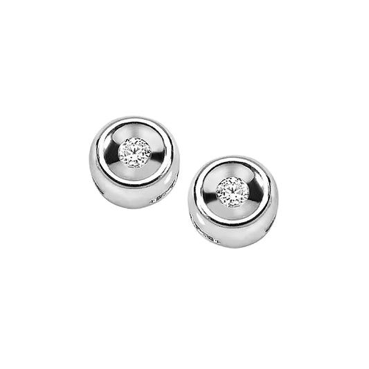 Orecchini da donna Comete in oro 18kt diamanti 0,08ct G SI MISURA UNICA