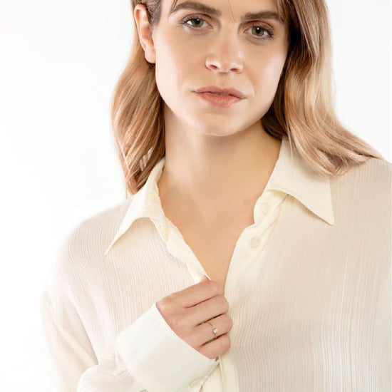 Anello solitario Burato Solitaire donna oro giallo e diamante 0,15ct CQ612-2