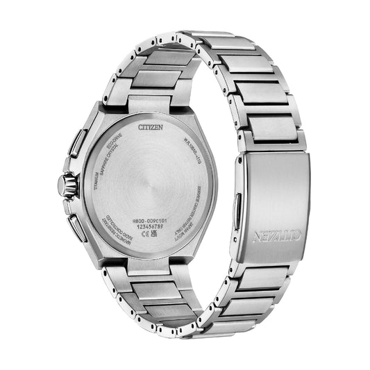 Orologio cronografo Citizen in titanio color argento da uomo MISURA UNICA