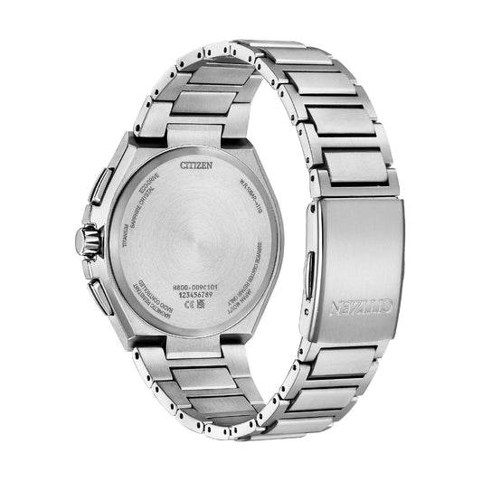 Orologio cronografo Citizen in titanio color argento e blu MISURA UNICA