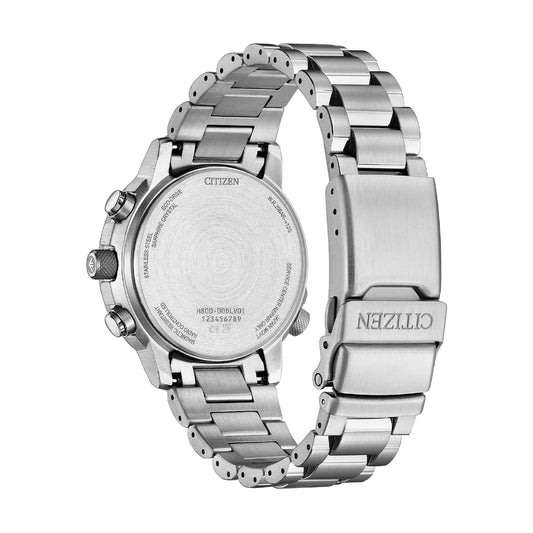 Orologio radiocontrollato Citizen con quadrante nero da uomo MISURA UNICA