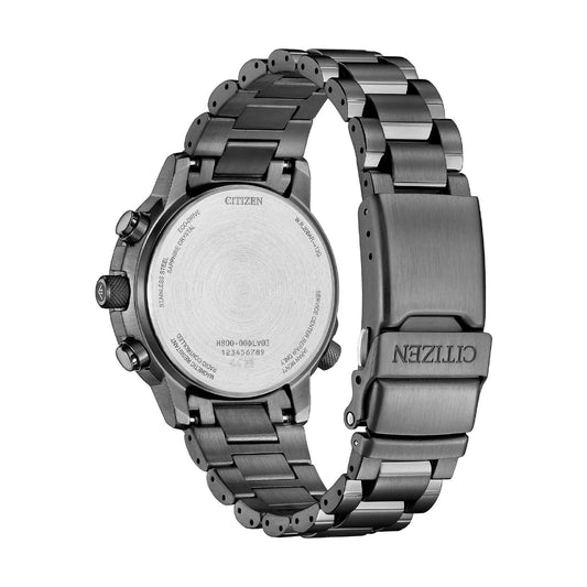 Orologio radiocontrollato Citizen con quadrante verde da uomo MISURA UNICA