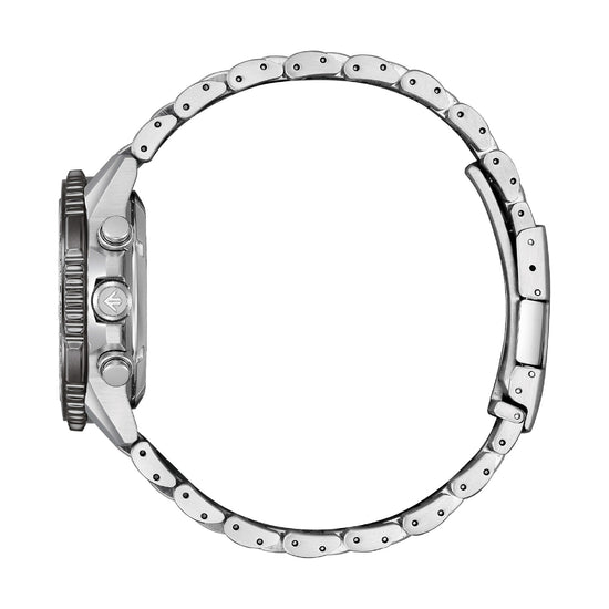 Orologio cronografo Citizen in acciaio con quadrante verde MISURA UNICA