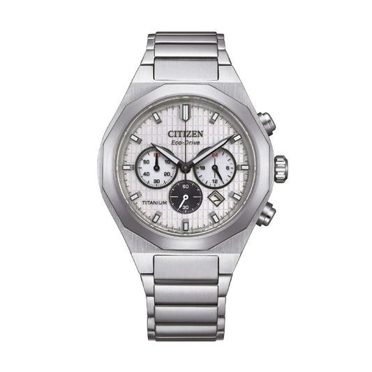 Orologio cronografo da uomo della Citizen in super titanio MISURA UNICA