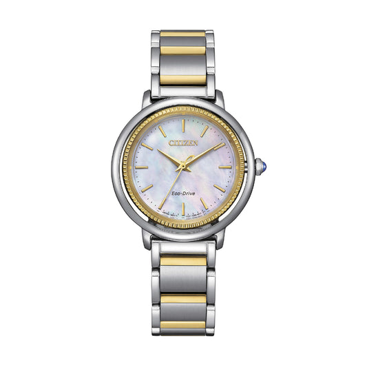 Orologio solo tempo Citizen in acciaio color argento e oro MISURA UNICA