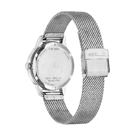 Orologio donna Citizen Eco Drive in acciaio con quadrante rosa MISURA UNICA