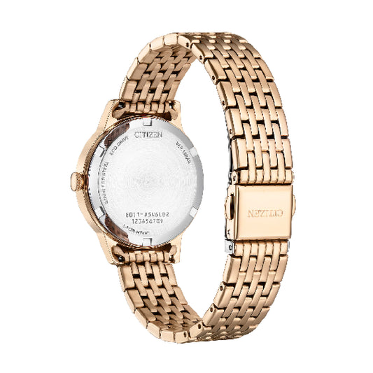 Orologio donna Citizen Eco Drive in acciaio dorato madreperla MISURA UNICA