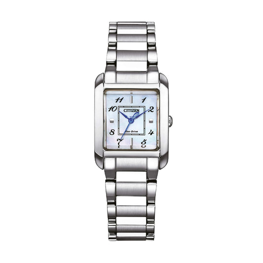 Orologio solo tempo Citizen Square con quadrante bianco MISURA UNICA