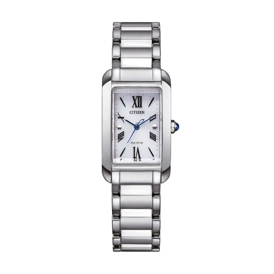 Orologio solo tempo Citizen EL Square con quadrante bianco MISURA UNICA