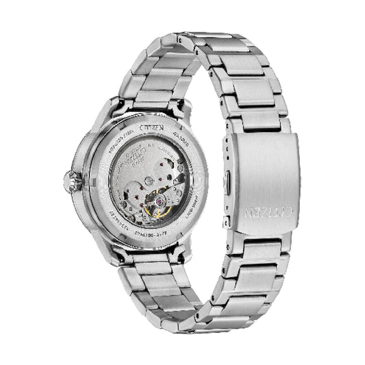 Orologio uomo meccanico Citizen acciaio con quadrante verde MISURA UNICA