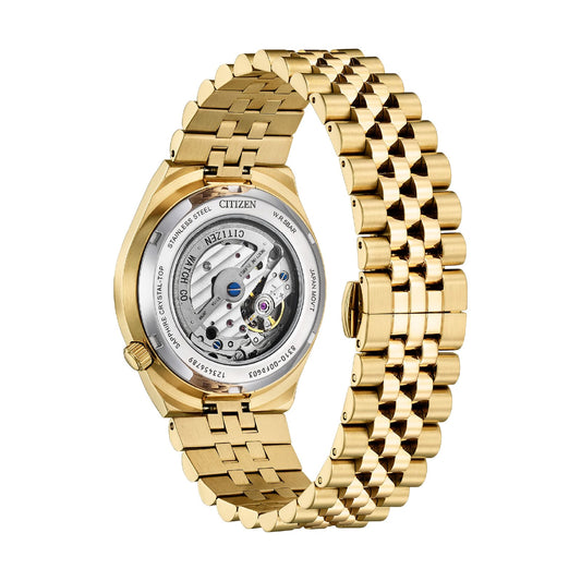 Orologio solo tempo Citizen oro rosa con quadrante blu MISURA UNICA