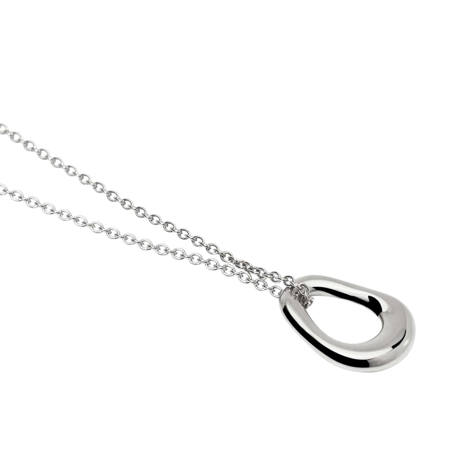 Collana girocollo Kidult Style in acciaio con pendente ovale MISURA UNICA