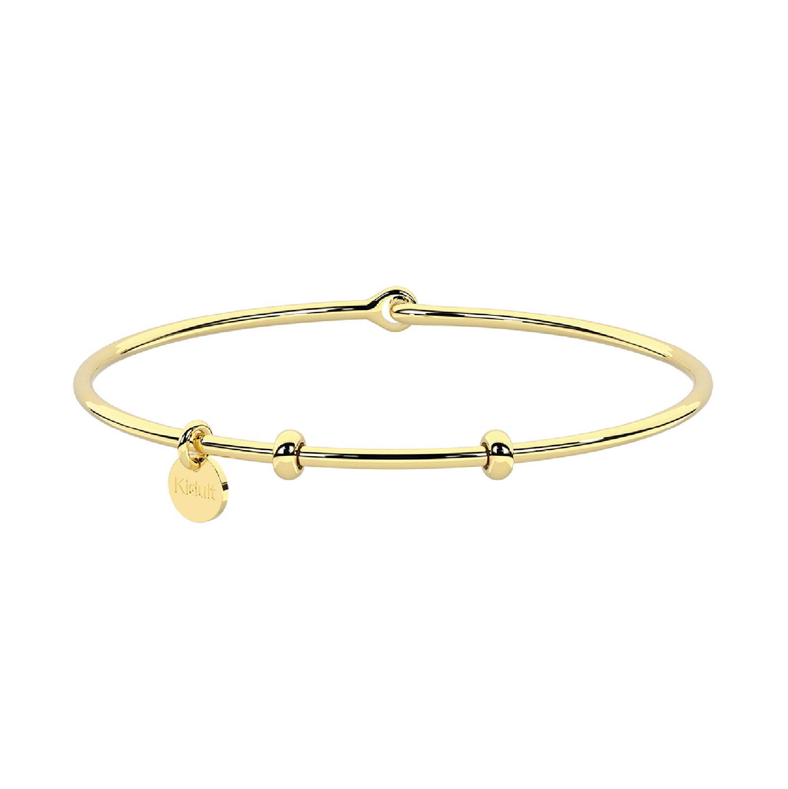 Bracciale rigido Kidult By You in acciaio 316L con pvd oro