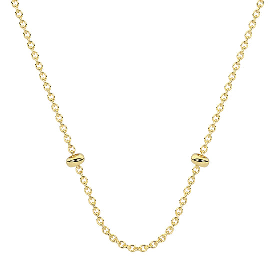 Collana girocollo Kidult By You in acciaio 316L dorato MISURA UNICA