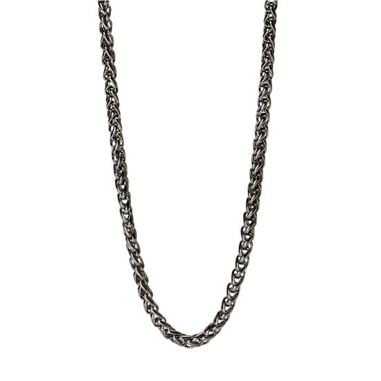 Collana da uomo 2Jewels in acciaio nero con catena spessa MISURA UNICA