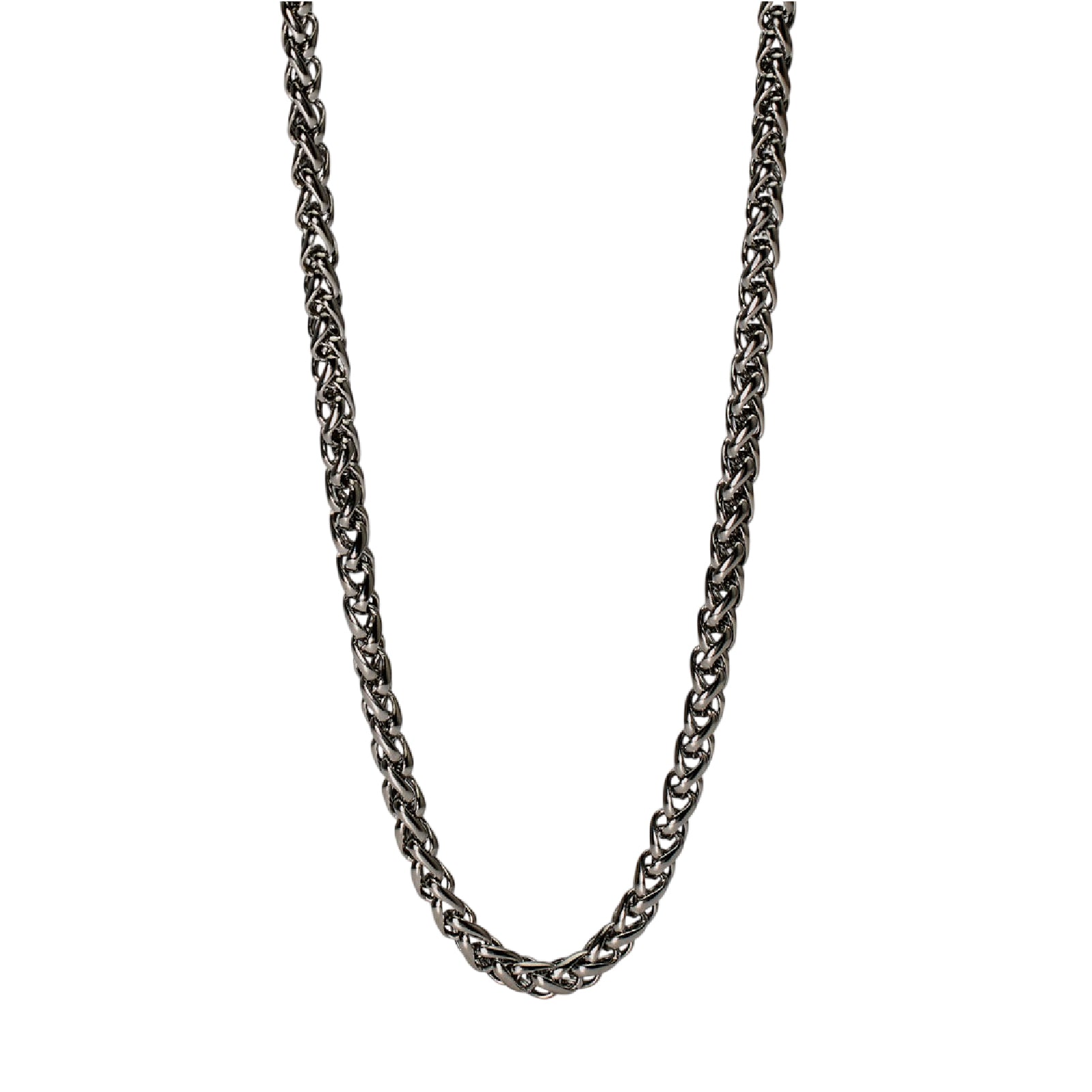 Collana da uomo 2Jewels in acciaio nero con catena spessa MISURA UNICA