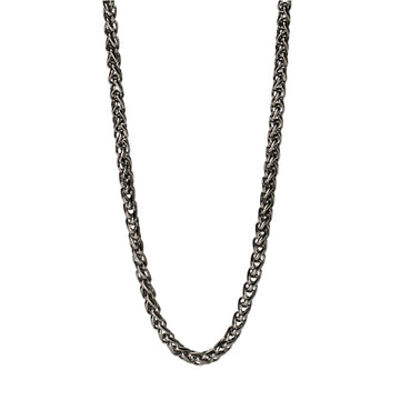 Collana da uomo 2Jewels in acciaio nero con catena spessa MISURA UNICA