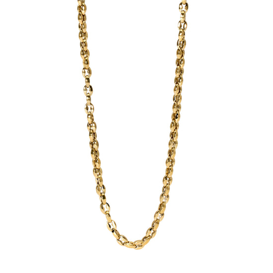 Collana da uomo 2Jewels in acciaio 316L oro con maglie ovali MISURA UNICA