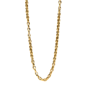 Collana da uomo 2Jewels in acciaio 316L oro con maglie ovali MISURA UNICA