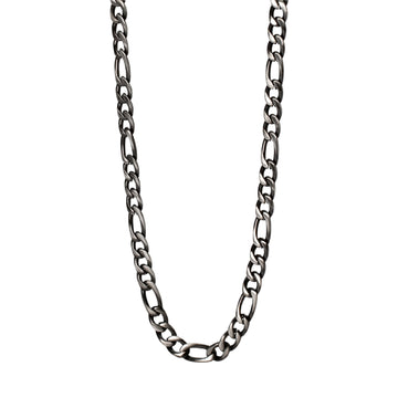 Collana da uomo 2Jewels in acciaio 316L nero catena forzatina MISURA UNICA