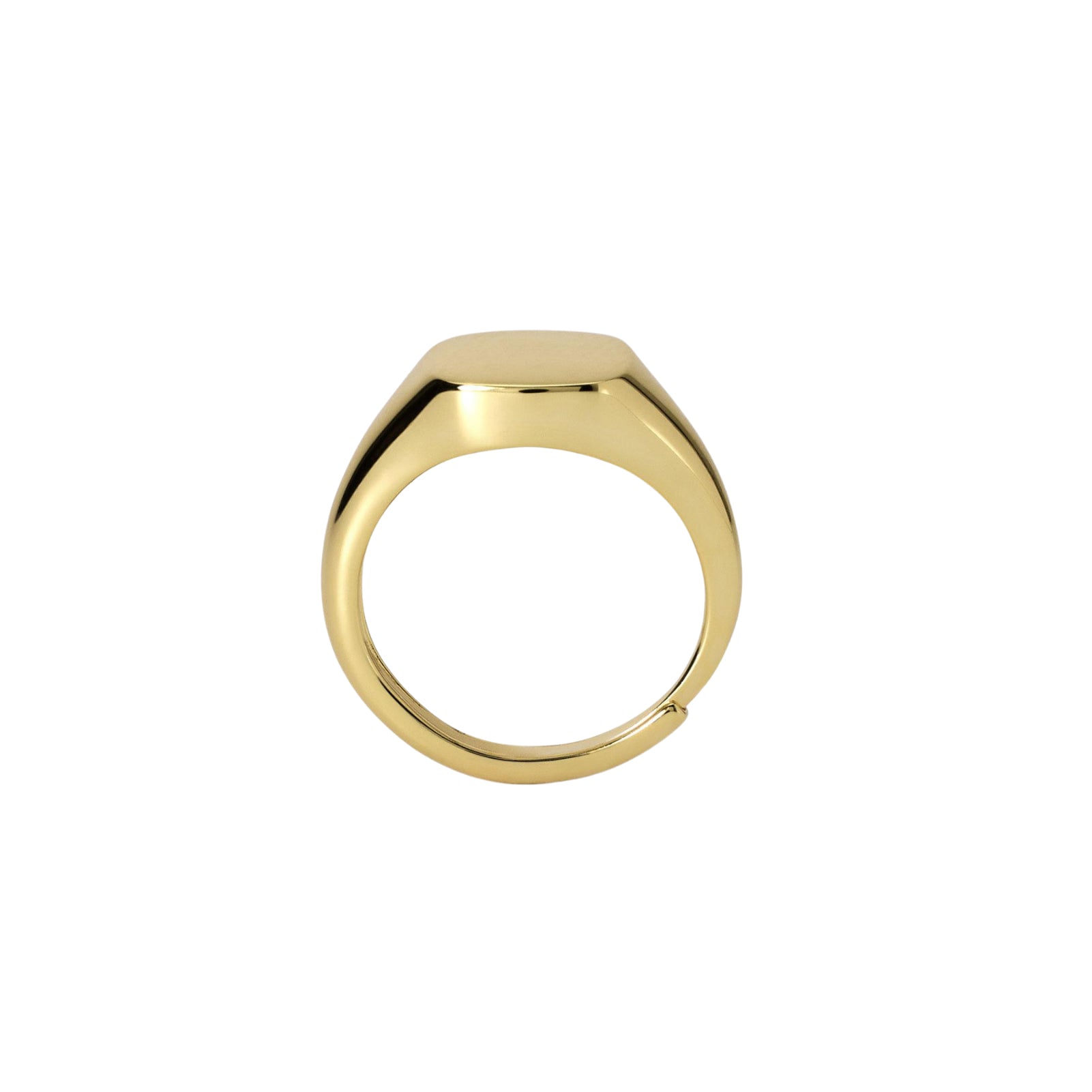 Anello Mabina Gioielli da donna chevalier placcato in oro giallo Regolabile dalla 7 alla 11