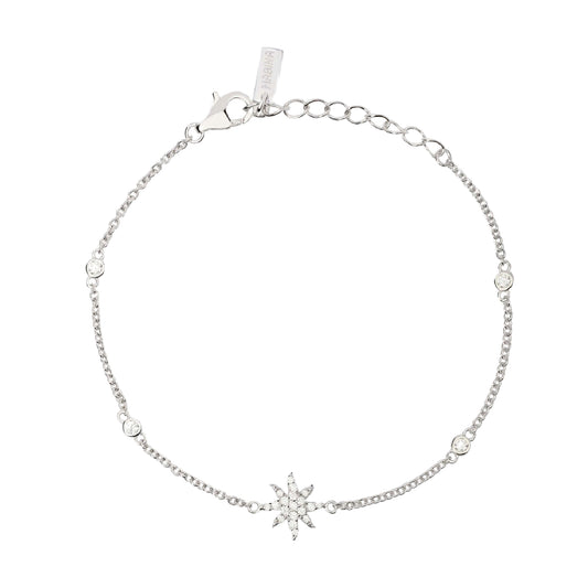 Bracciale Splendida Mabina Gioielli da donna in argento e zirconi Regolabile 16-19 cm
