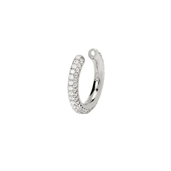 Orecchino Ear Cuff Mabina Cuffmania in argento con zirconi MISURA UNICA