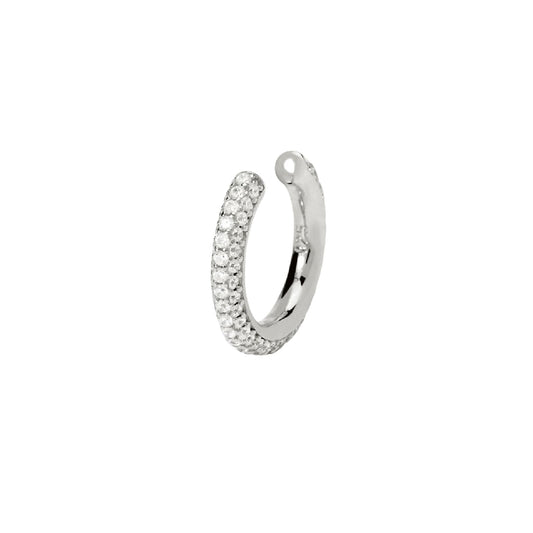 Orecchino Ear Cuff Mabina Cuffmania in argento con zirconi MISURA UNICA