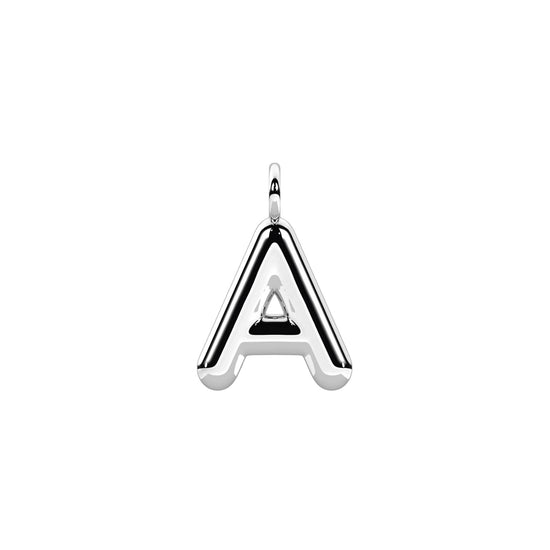 Charm iniziale lettera A Kidult By You in acciaio lucido MISURA UNICA